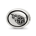 Sterling Silver Antiqued Tennessee Titans NFL Bead