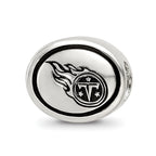 Sterling Silver Antiqued Tennessee Titans NFL Bead
