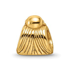 Sterling Silver Gold-plated Reflections Buddha Bead