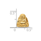 Sterling Silver Gold-plated Reflections Buddha Bead
