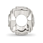 Sterling Silver Reflections Clear CZ Heart Bead