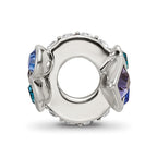 Sterling Silver Reflections Crystals Bead
