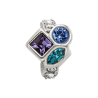 Sterling Silver Reflections Crystals Bead