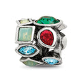 Sterling Silver Reflections Crystals Bead