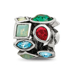Sterling Silver Reflections Crystals Bead