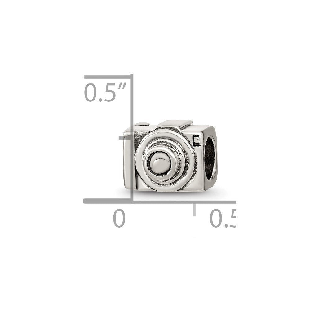 Sterling Silver Reflections Camera Bead