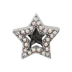 Sterling Silver Reflections Crystal Star Bead