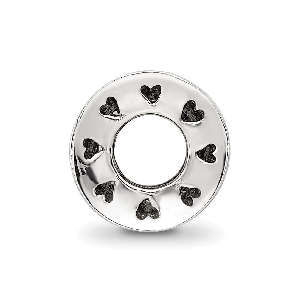 Sterling Silver Reflections Crystal Love Bead