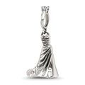 Sterling Silver Reflections Crystals Wedding Dress Bead