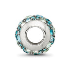 Sterling Silver Reflections Crystal Seaside Bead