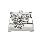 Sterling Silver Reflections Crystals Clutch Bead