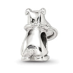 Sterling Silver Reflections Dog With Flying Disc Bead