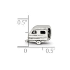 Sterling Silver Reflections Trailer Bead