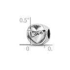 Sterling Silver Reflections Faith Hope Love Trilogy Bead