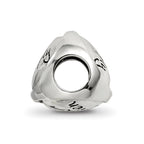 Sterling Silver Reflections Live Simply Trilogy Bead