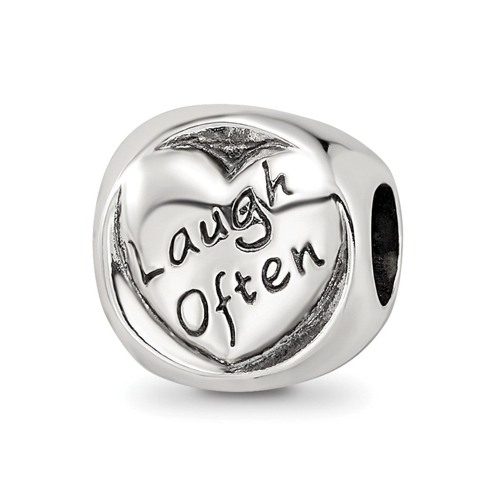 Sterling Silver Reflections Live Simply Trilogy Bead
