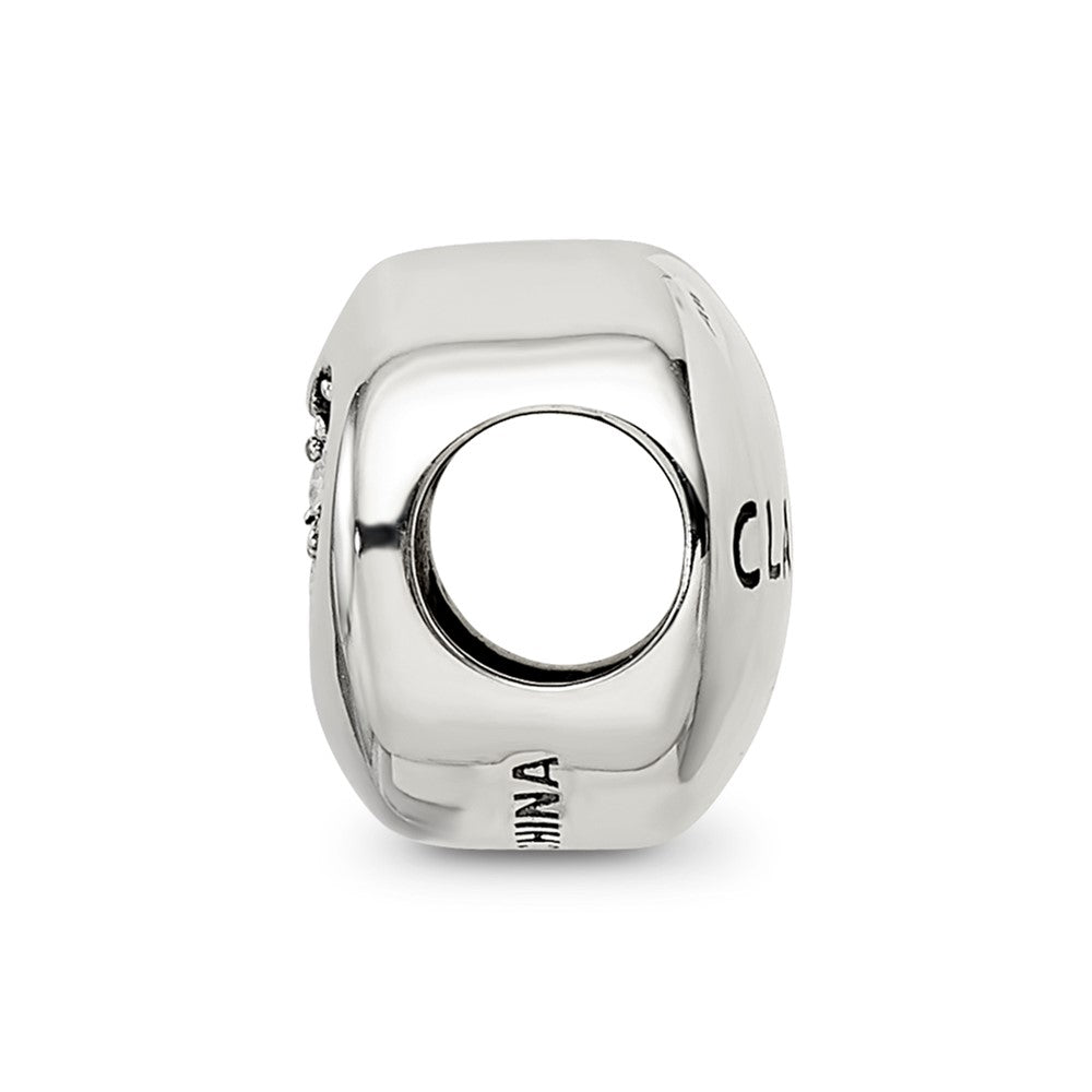 Sterling Silver Reflections June Crystal Clarity Heart Bead