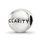Sterling Silver Reflections June Crystal Clarity Heart Bead