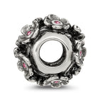 Sterling Silver Reflections Crystal Blossoms Bead