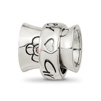 Sterling Silver Reflections Crystals Spinner Grandmother Bead