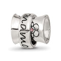 Sterling Silver Reflections Crystals Spinner Grandmother Bead