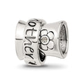 Sterling Silver Reflections Crystals Mother Spinner Bead