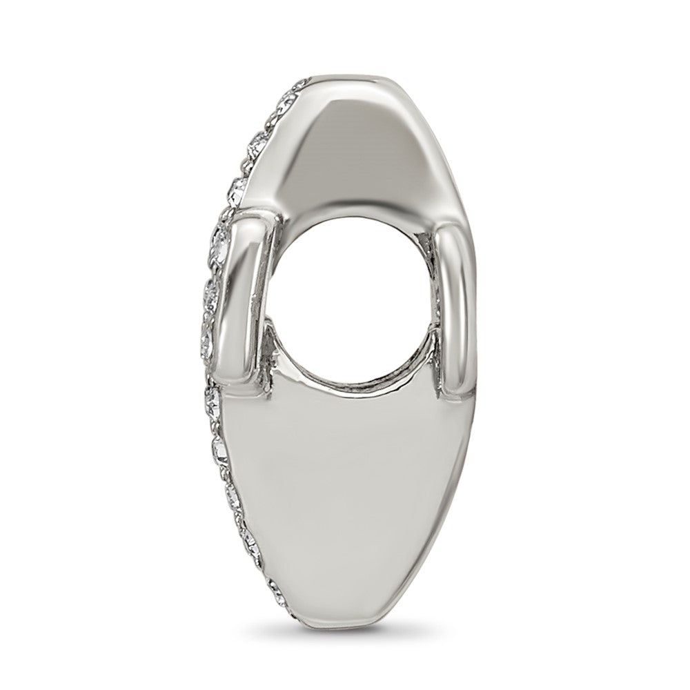 Sterling Silver Reflections Crystals Pav‚ Open Cross Bead