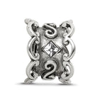 Sterling Silver Reflections Crystal Bridal Garter Bead