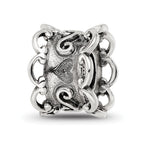 Sterling Silver Reflections Crystal Bridal Garter Bead