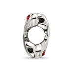 Sterling Silver Reflections Crystal LOVE Bead
