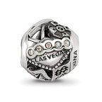 Sterling Silver Reflections Crystals Las Vegas Collage Bead