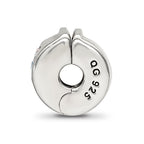 Sterling Silver Reflections Crystal Channel Blues Clip Bead