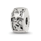 Sterling Silver Reflections Shooting Stars Clip Bead
