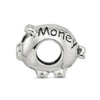 Sterling Silver Reflections Fun Money Piggy Bank Bead