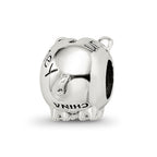 Sterling Silver Reflections Fun Money Piggy Bank Bead