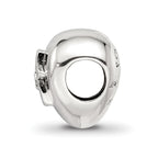 Sterling Silver Reflections Crystals Love Resides Heart Bead