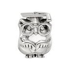 Sterling Silver Reflections Graduation Owl Bead