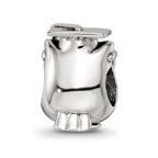 Sterling Silver Reflections Graduation Owl Bead