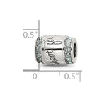 Sterling Silver Reflections Crystal Shoot For The Moon Bead