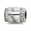Sterling Silver Reflections Crystal Shoot For The Moon Bead