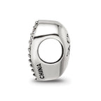 Sterling Silver Reflections Crystals Quinceanera Heart Bead