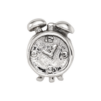 Sterling Silver Reflections Alarm Clock Bead