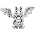 Sterling Silver Reflections Bat Bead