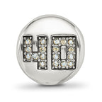 Sterling Silver Reflections Crystals Fabulous 40 Bead