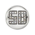 Sterling Silver Reflections Crystals Fantastic 50 Bead