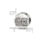 Sterling Silver Reflections Crystals Fantastic 50 Bead