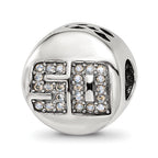 Sterling Silver Reflections Crystals Fantastic 50 Bead