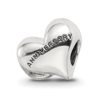 Sterling Silver Reflections Crystals 5th Anniversary Bead