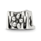 Sterling Silver Reflections Best Mom Two Sided Bead