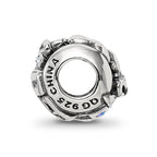 Sterling Silver Reflections Crystals Birthday Collage Bead